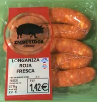 Longaniza roja fresca