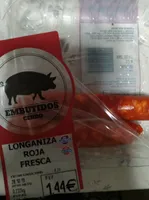 Longaniza roja fresca de cerdo