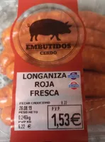 Longaniza roja fresca