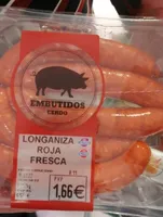 Longaniza roja fresca