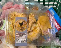 Contramuslo marinado de pollo con piel