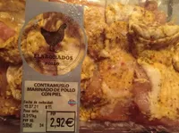 contramuslo marinado de pollo