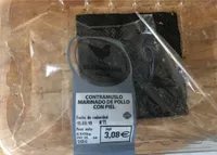 Contramuslo marinado de pollo con piel