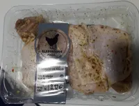 Contramuslo marinado de pollo con piel