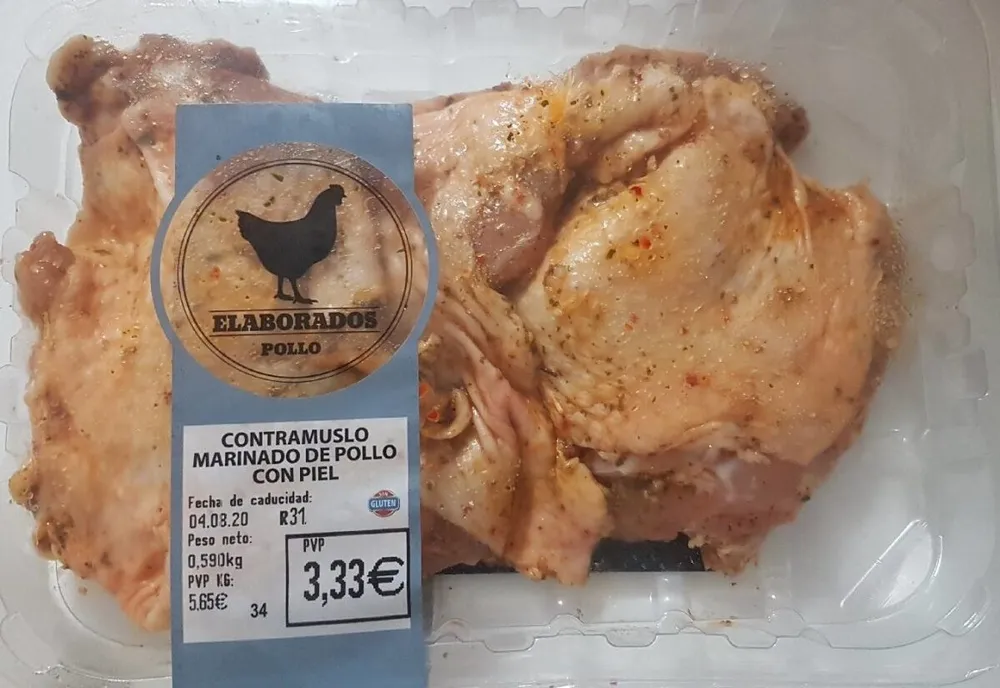 Contramuslo marinado