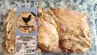 Contramuslo marinado de pollo con piel