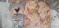 Contra muslo de pollo  marinado con pielfa