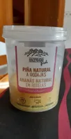 Piña natural a rodajas