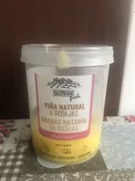 Piña natural a rodajas