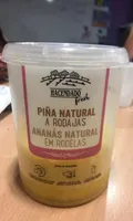 Piña natural a rodajas