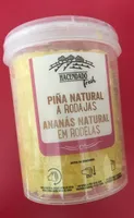 Piña natural a rodajas