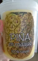 Piña en rodajas 100% natural