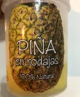 Piña en rodajas 100% natural