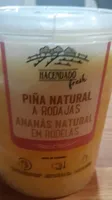 Piña natural a rodajas