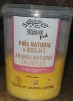 Piña natural rodajas