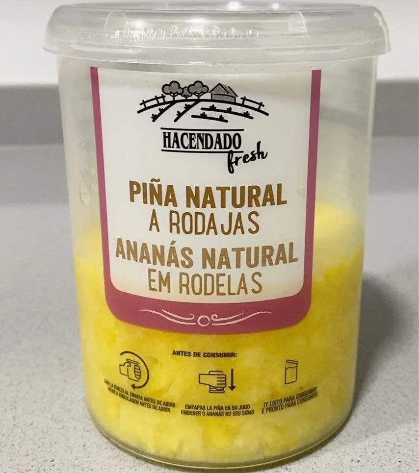 Piña rodajas