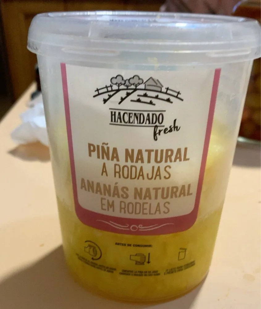 Piña Natural a Rodajas