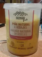 Piña natural a rodajas