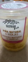 Piña natural rodajas