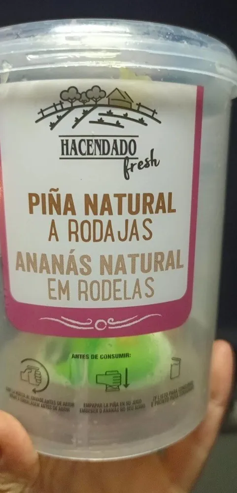 Piña Natural a rodajas