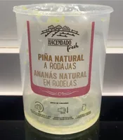 Piña natural a rodajas
