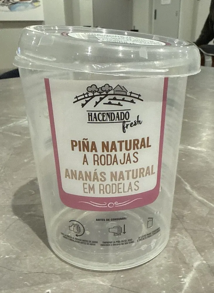 PIÑA NATURAL A RODAJAS