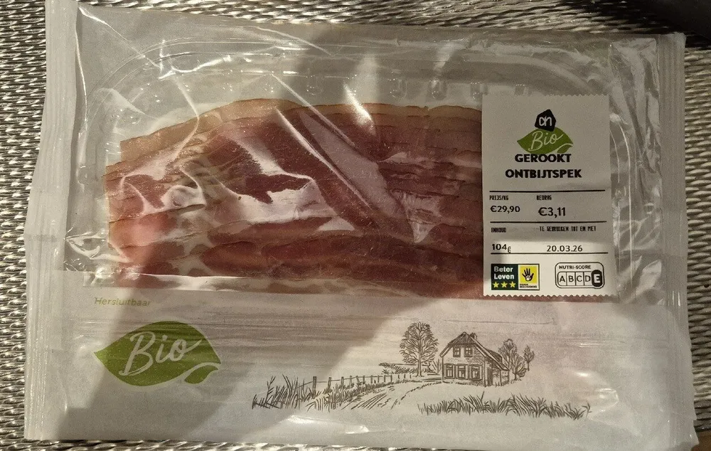 Bio Gerookt Ontbijtspek