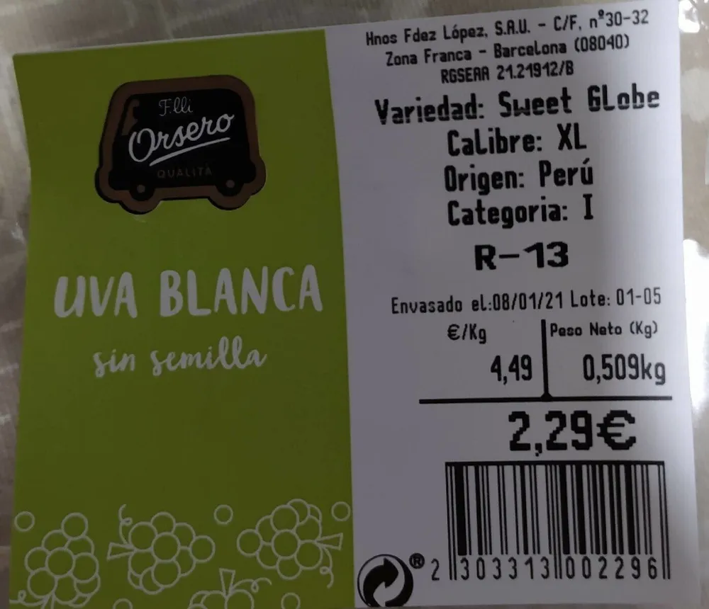 Uva blanca