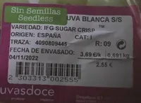 Uvas sugar crisp