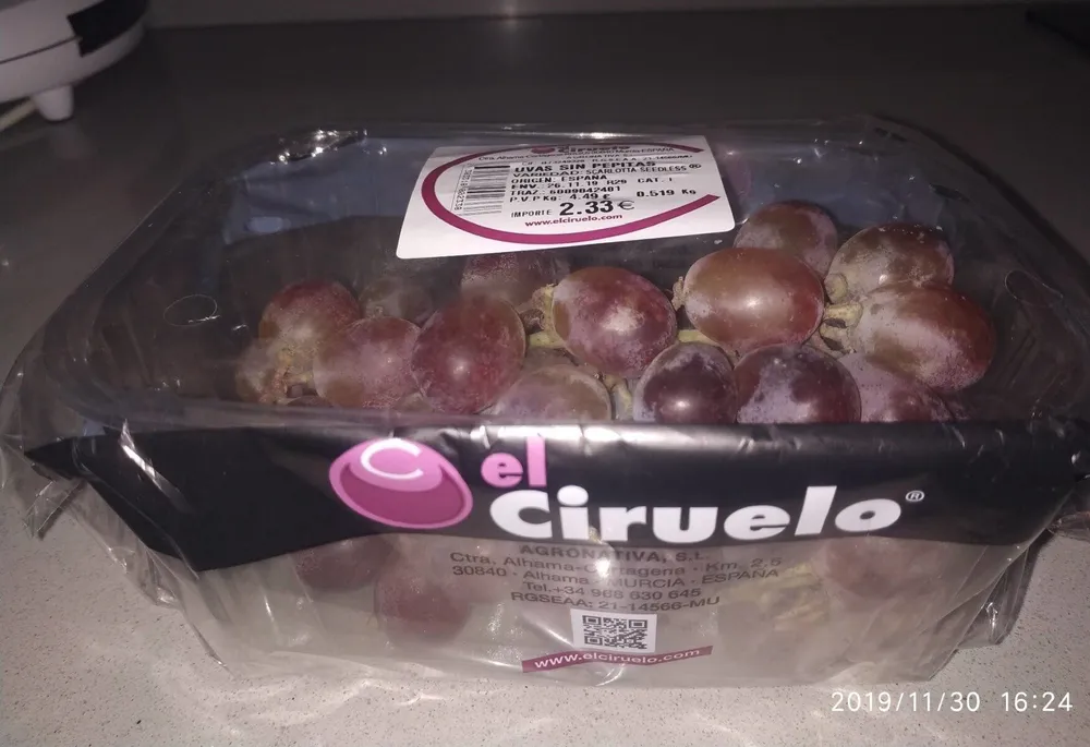 Uvas sin pepitas