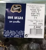 Uvas sin pepitas