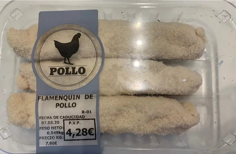 Flamenquín de pollo