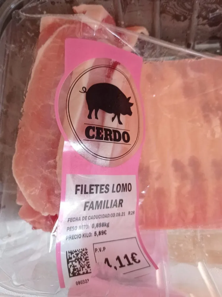 Filetes  lomo familiar