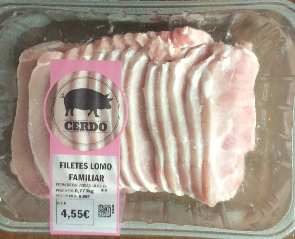 Filetes de lomo familiar