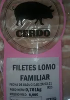 Filetes de lomo