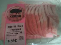 Filetes lomo familiar de cerdo