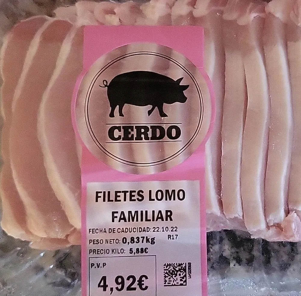Filetes de lomo