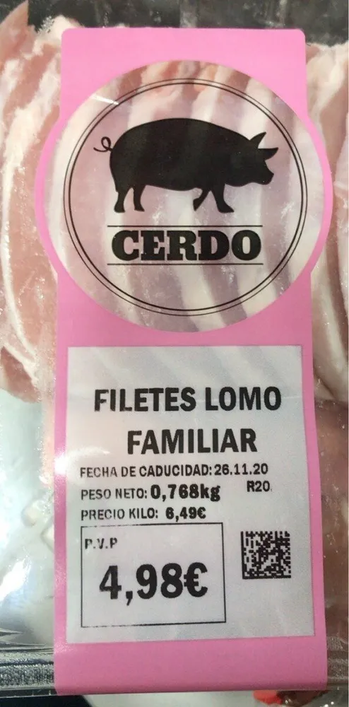 Filetes de lomo