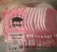 Filetes lomo cerdo