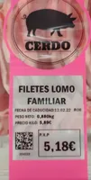 Filetes Lomo Familiar