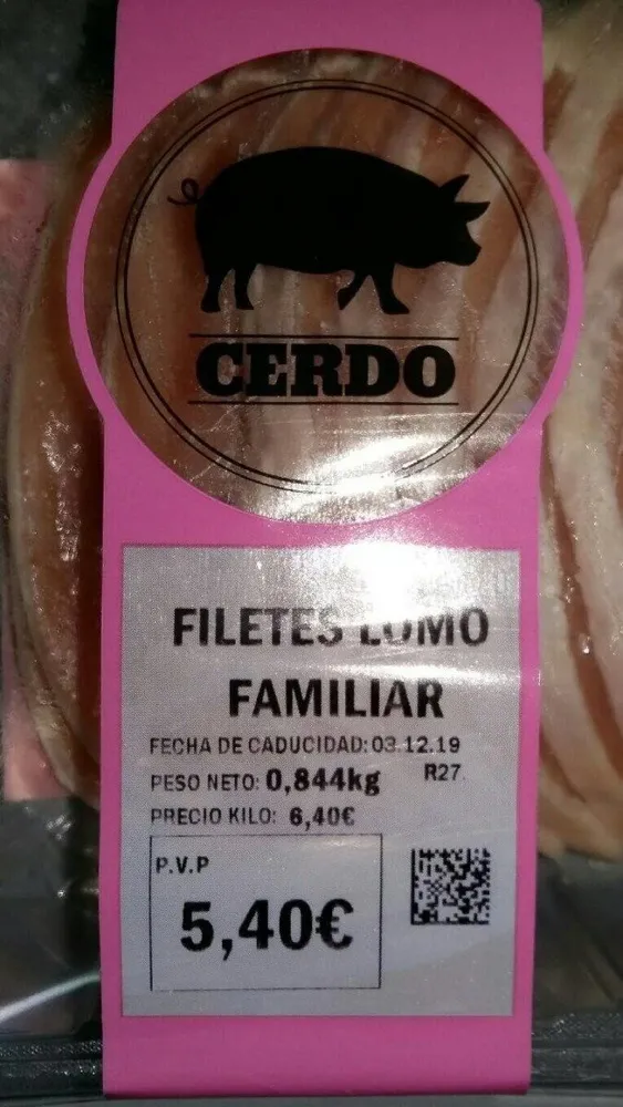 Filete de lomo familiar