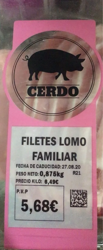 Filetes de lomo