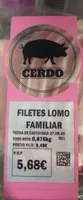 Filetes de lomo