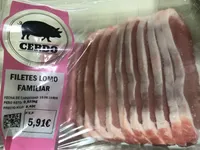Filetes de lomo de cerdo familiar