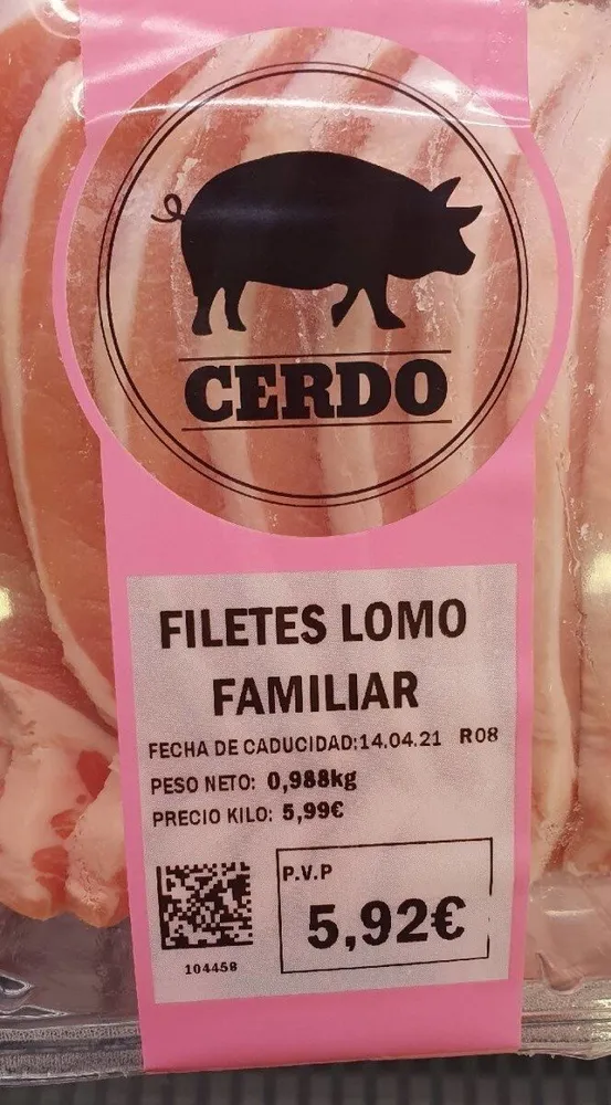 Filetes lomo familiar