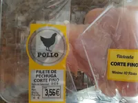 Pechugas de pollo fileteadas