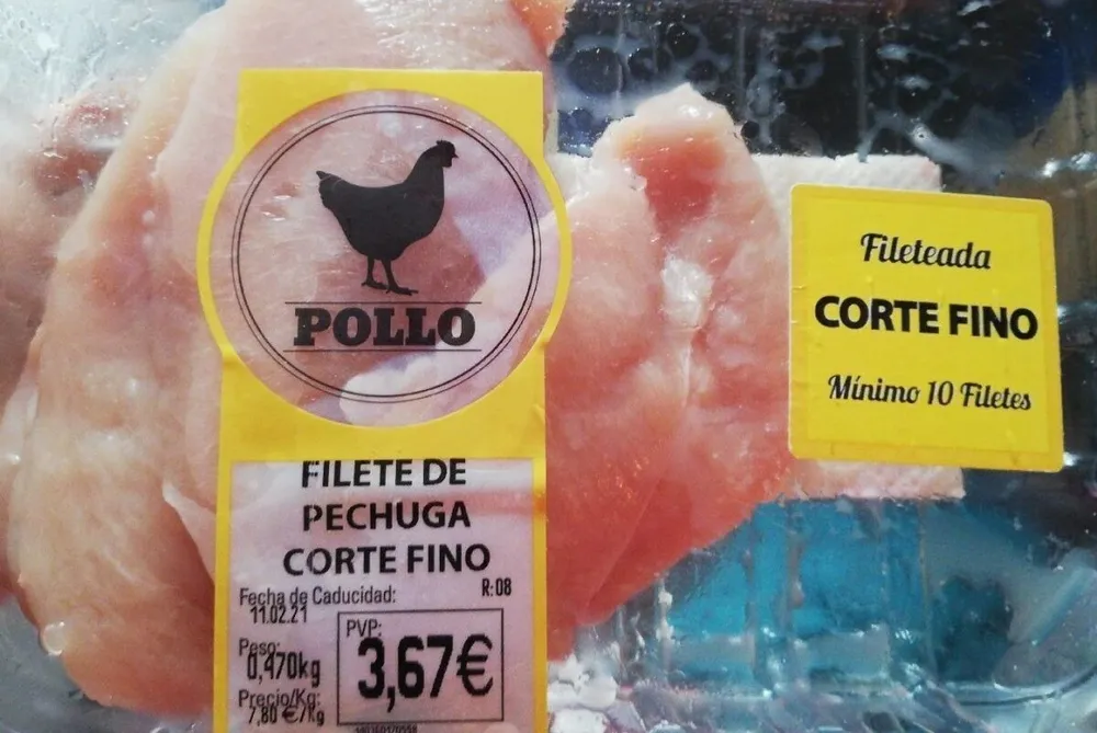 Filete de pechuga corte fino