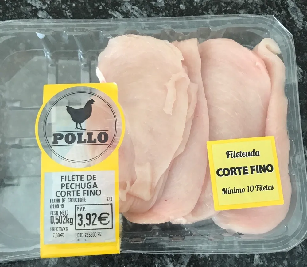 Filete de pechuga de pollo