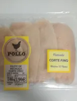 Filete de pollo corte fino