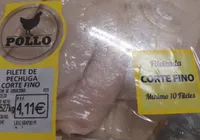 Filete de pechuga corte fino